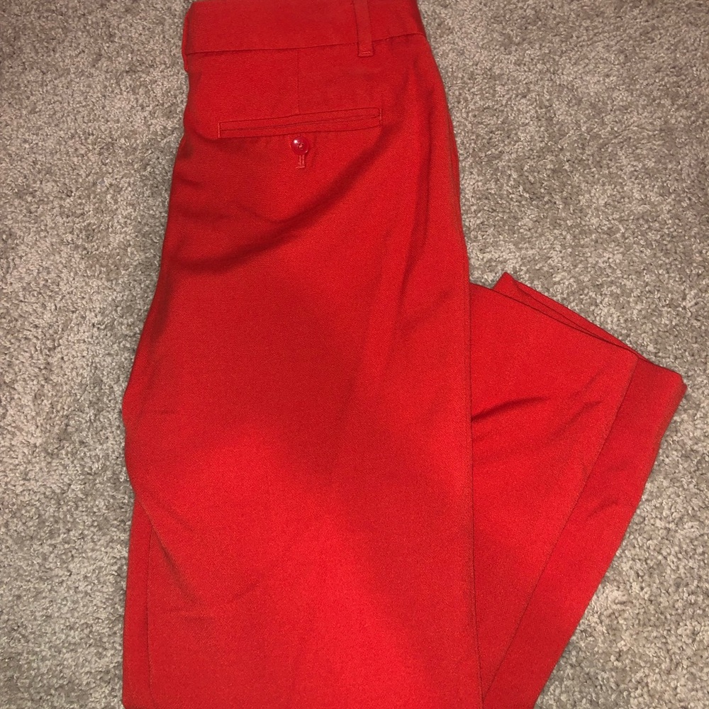 GAP Bright Red Dress Pants Size 2